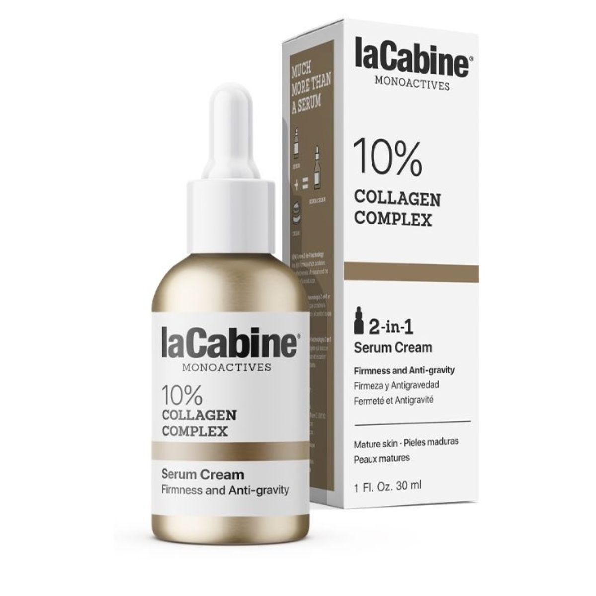 Sérum crema 2 en 1 con 10% de collagen complex