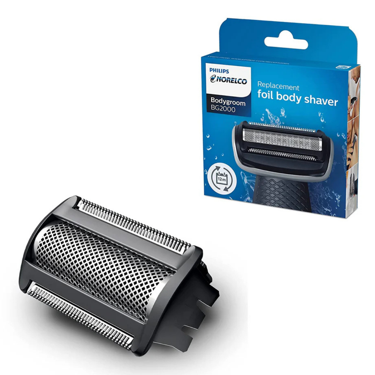 Philips repuesto de aluminio para philips bodygroom norelco bg2000/40