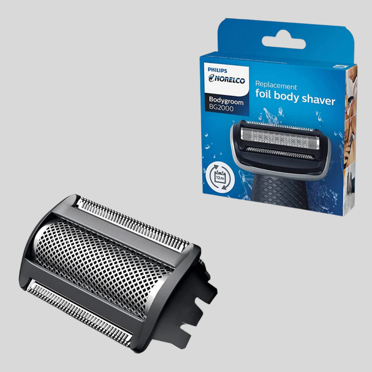 Philips repuesto de aluminio para philips bodygroom norelco bg2000/40