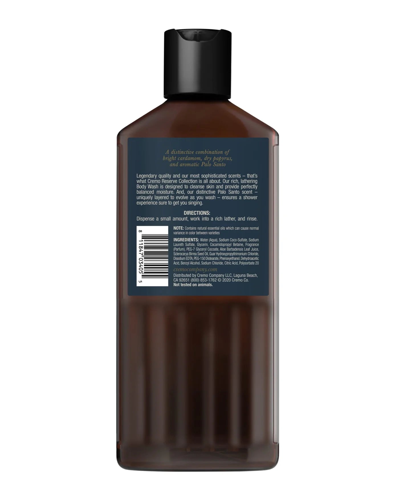 Body wash gel de ducha de palo santo (colección de reserva)