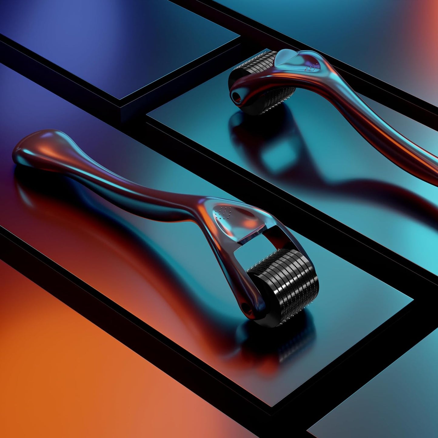 Derma roller: rodillo para estimular el crecimiento de barba y cabello 0.5mm