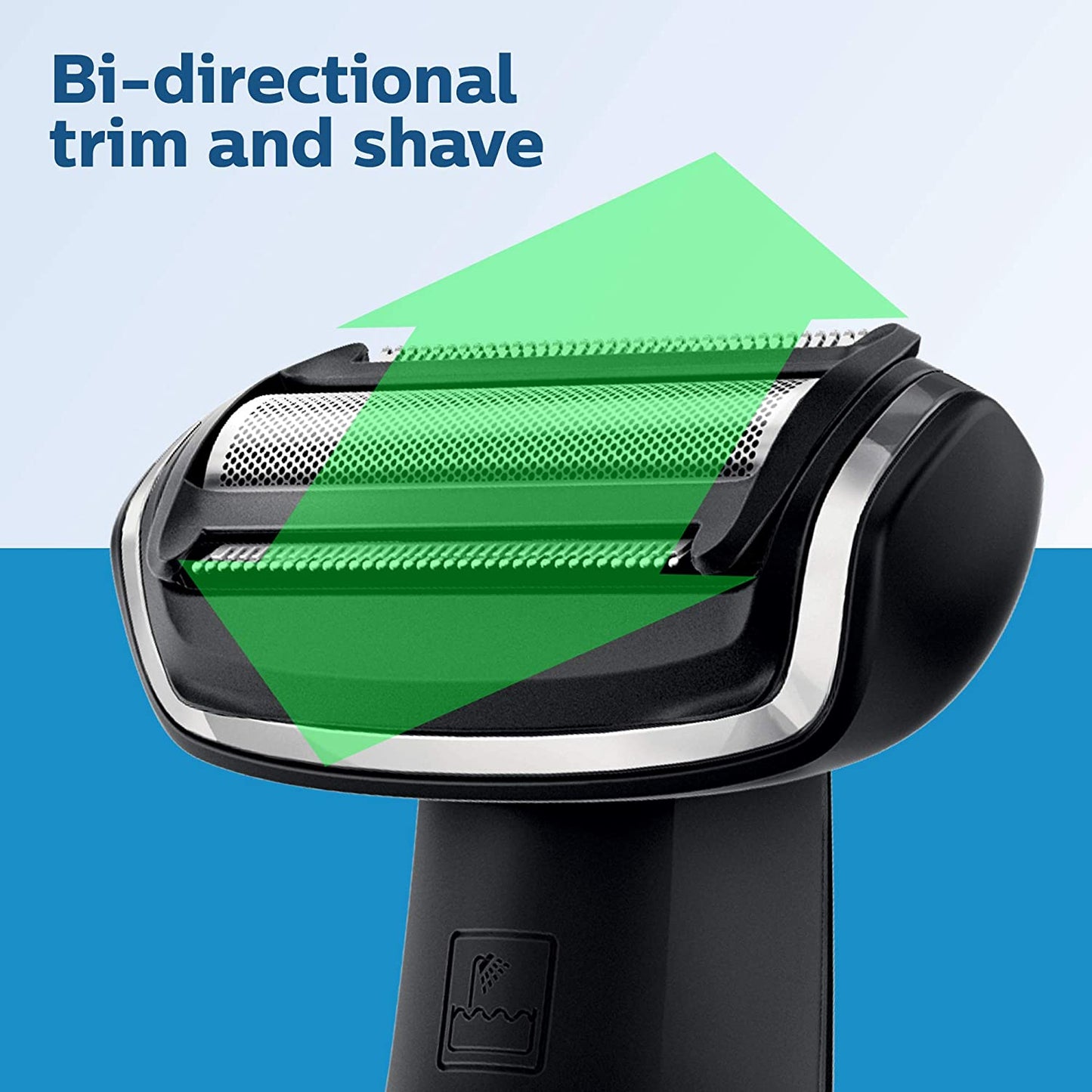 Philips repuesto de aluminio para philips bodygroom norelco bg2000/40