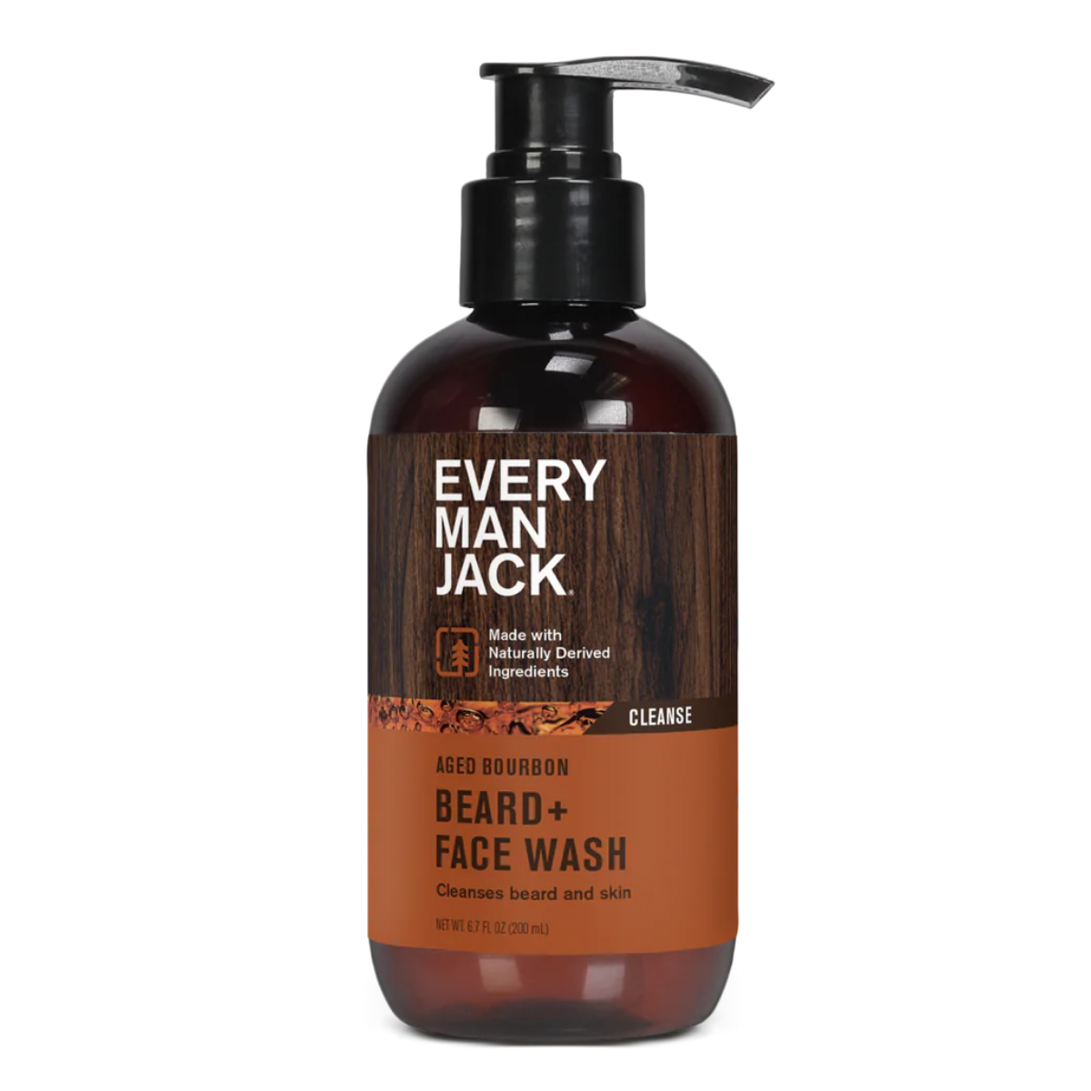 Limpiador aged bourbon para barba y rostro