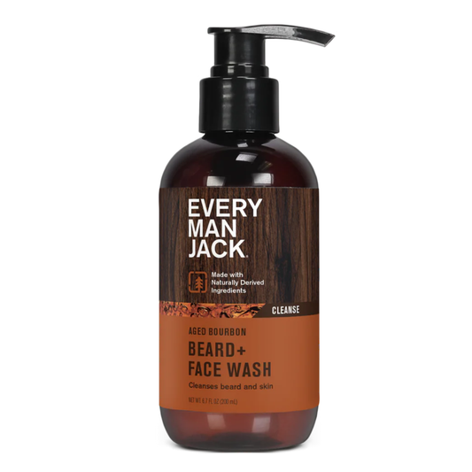 Limpiador aged bourbon para barba y rostro