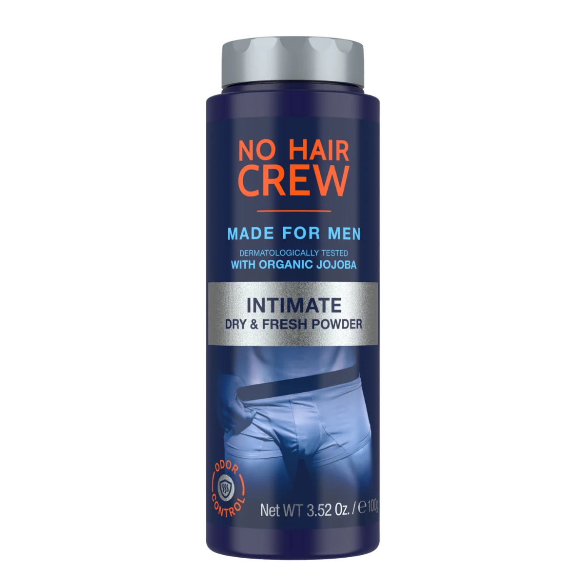 Talco zona íntima para hombre