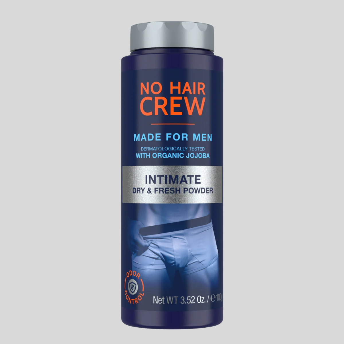 Talco zona íntima para hombre