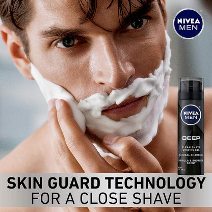 Nivea men clean deep - kit de cuidado de la piel de 4 piezas