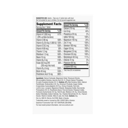 Multivitamínicos para hombres salud activa