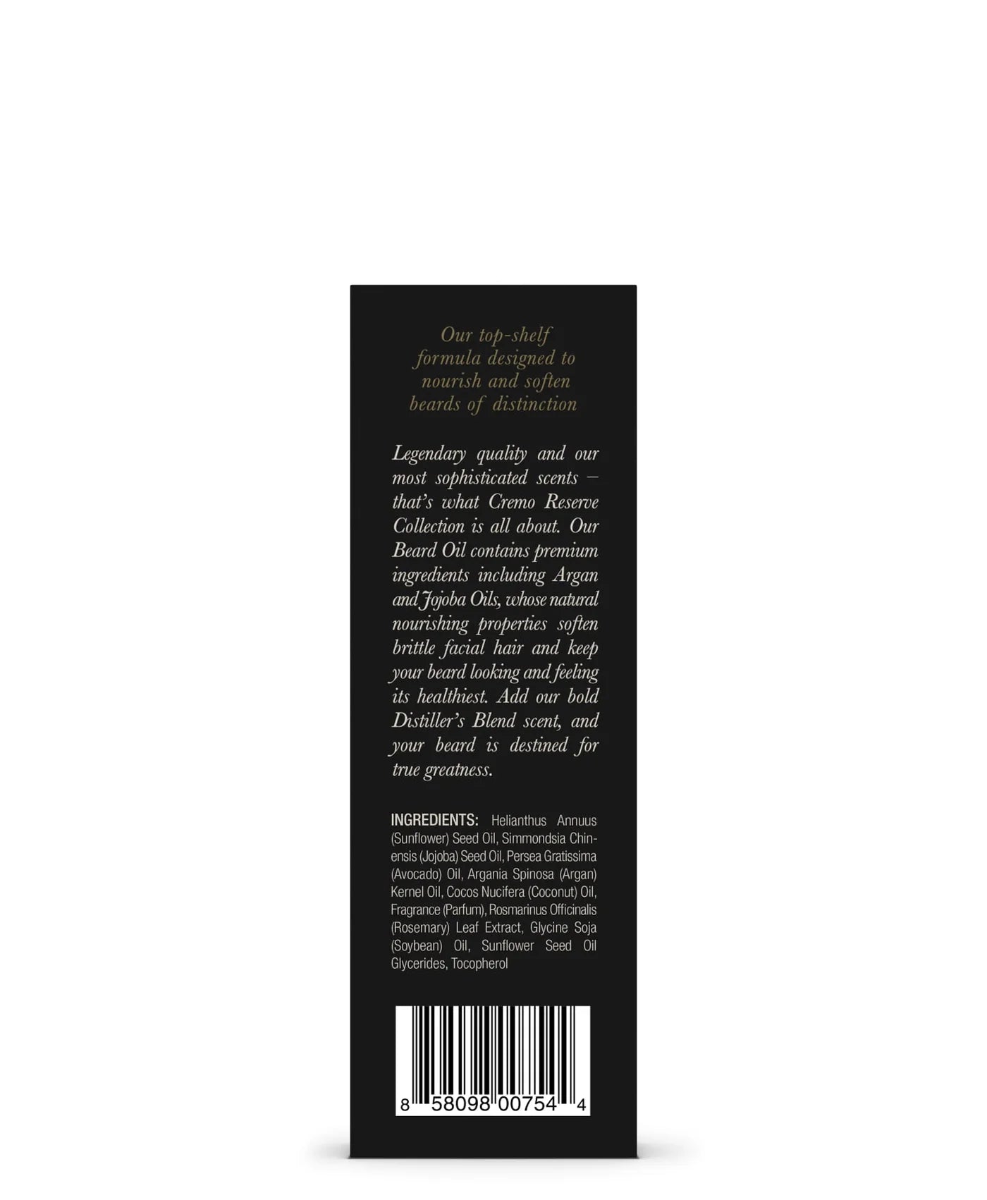Aceite para barba mezcla de destilador (colección de reserva)