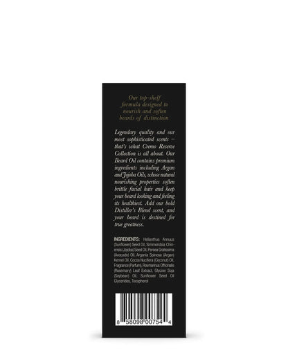 Aceite para barba mezcla de destilador (colección de reserva)