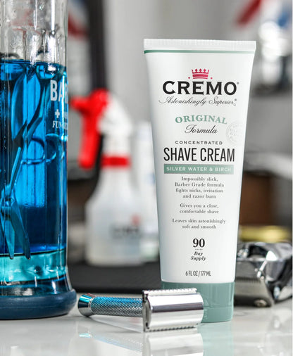 Crema de afeitar agua de plata y abedul