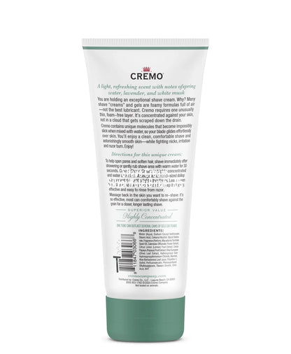 Crema de afeitar agua de plata y abedul