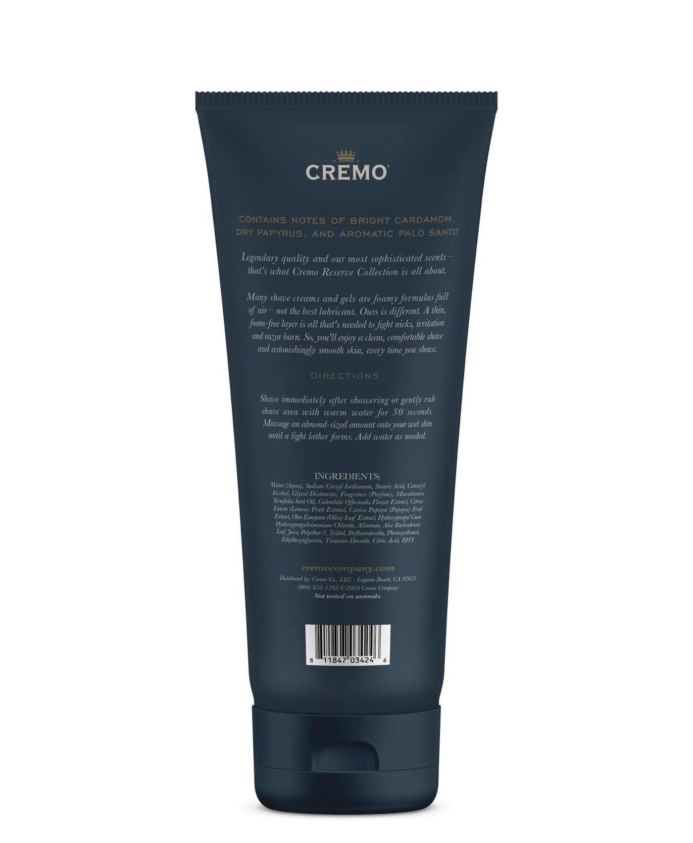 Crema de afeitar de palo santo (colección de reserva)