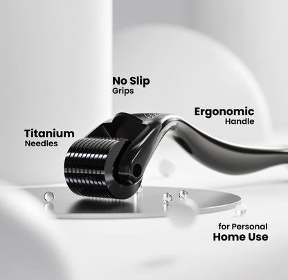 Derma roller: rodillo para estimular el crecimiento de barba y cabello 0.5mm