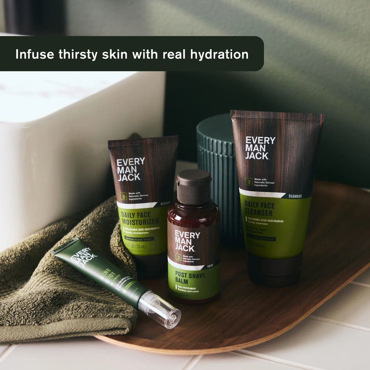Hidratante facial con ácido hialurónico y niacinamida