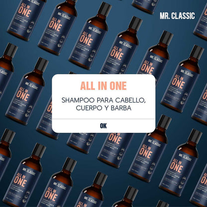 All in one - shampoo, acondicionador, lavado corporal
