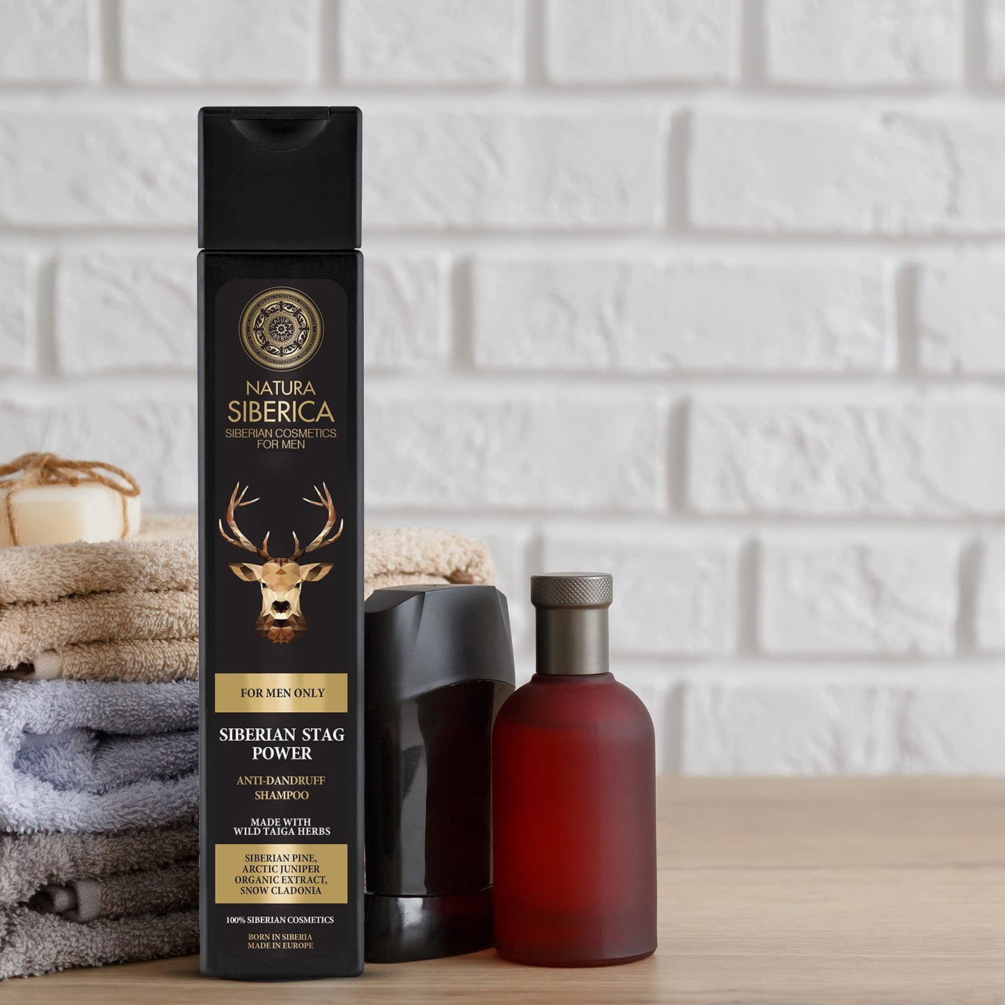 Shampoo anti caspa siberian stag power