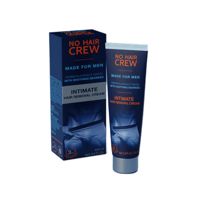 Crema depilatoria zona íntima para hombre