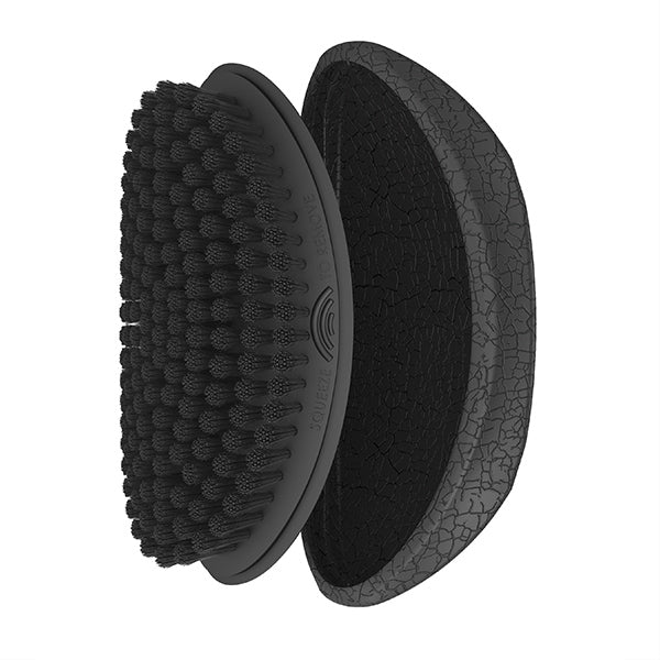 Cepillo para barba curvo