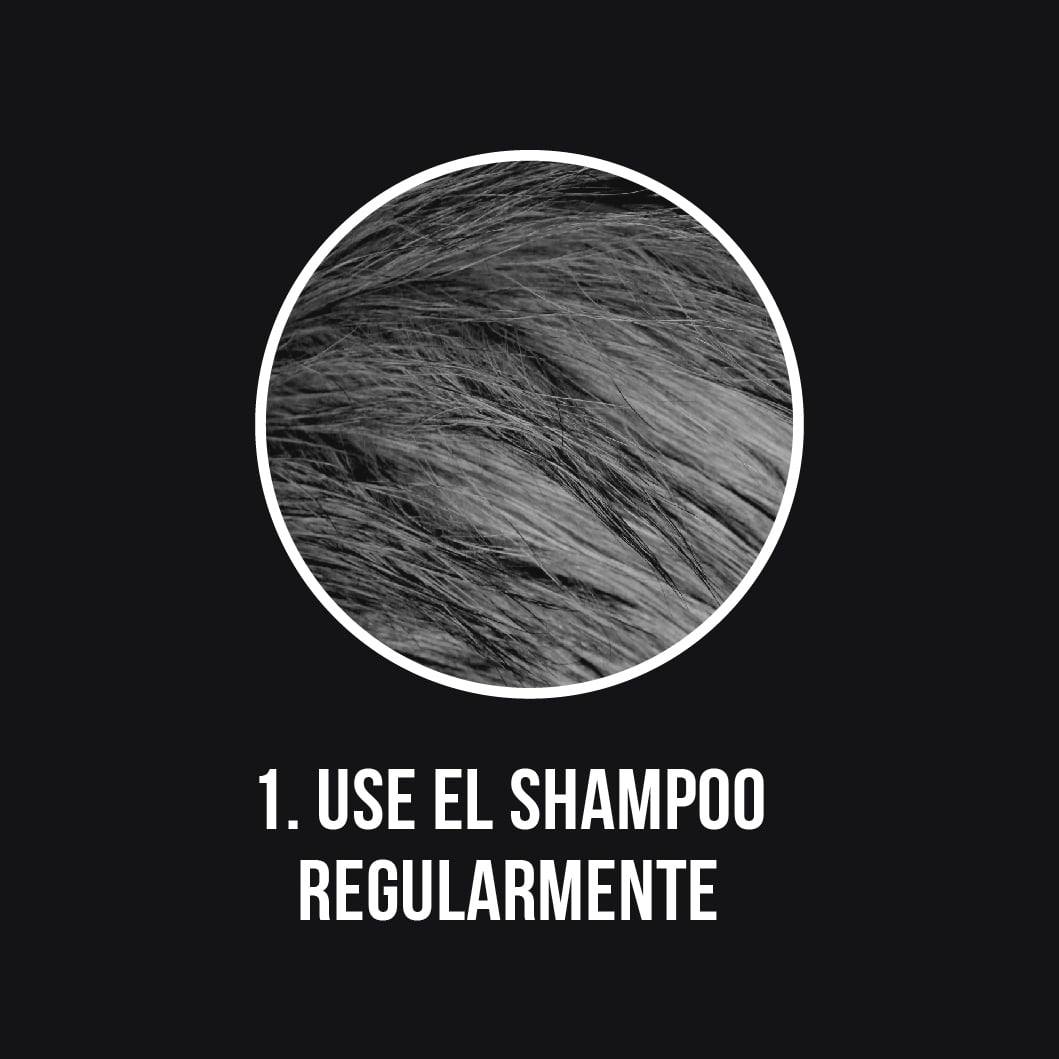 Black shampoo cubre canas