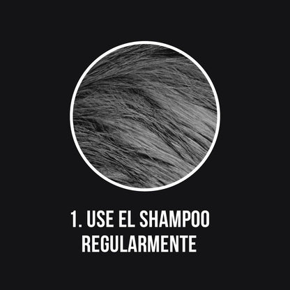 Black shampoo cubre canas