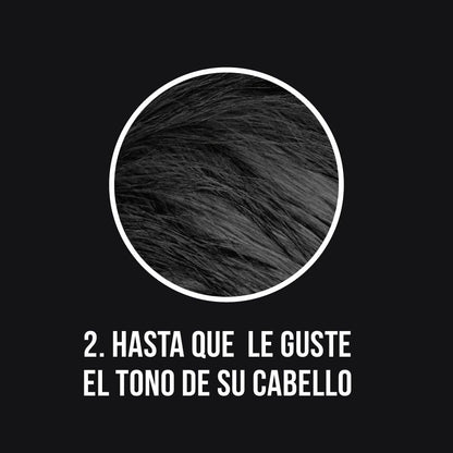 Black shampoo cubre canas