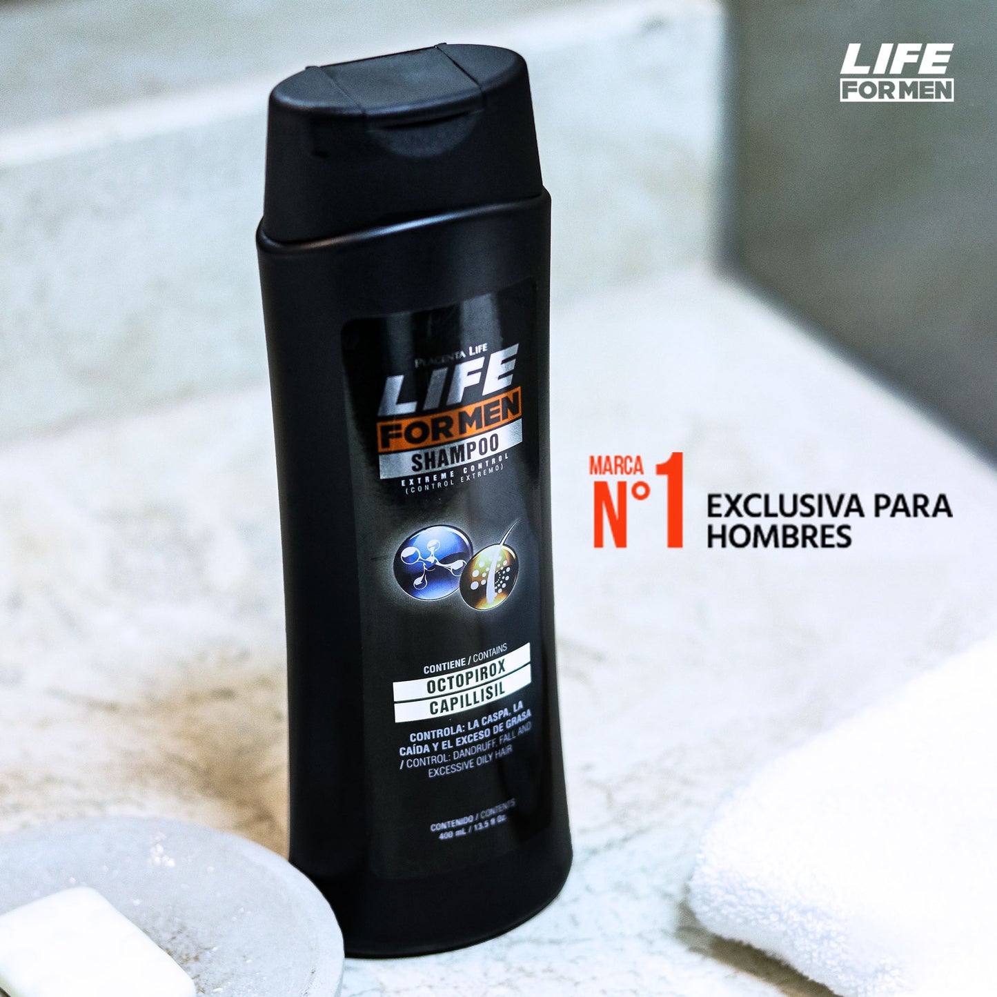 Shampoo control caída extremo
