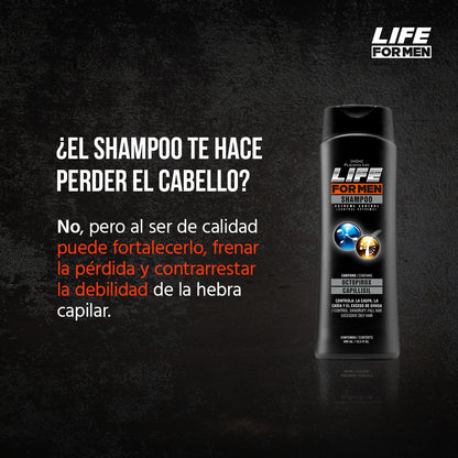 Shampoo control caída extremo