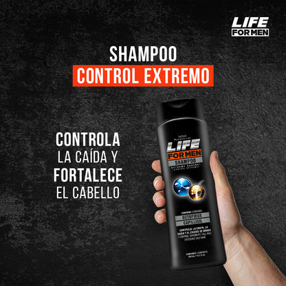 Shampoo control caída extremo