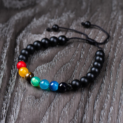 Tribu de caballeros - pulseras artesanales de hilo con piedras