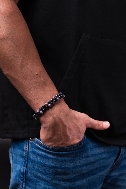 Tribu de caballeros - pulseras artesanales de hilo con piedras