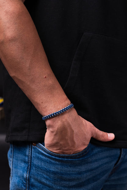 Tribu de caballeros - pulseras artesanales de hilo con piedras