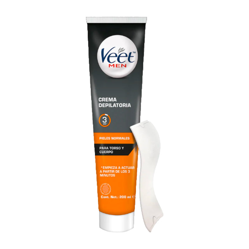Crema depilatoria corporal para hombre