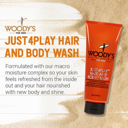 Lavado de cuerpo y cabello just 4play