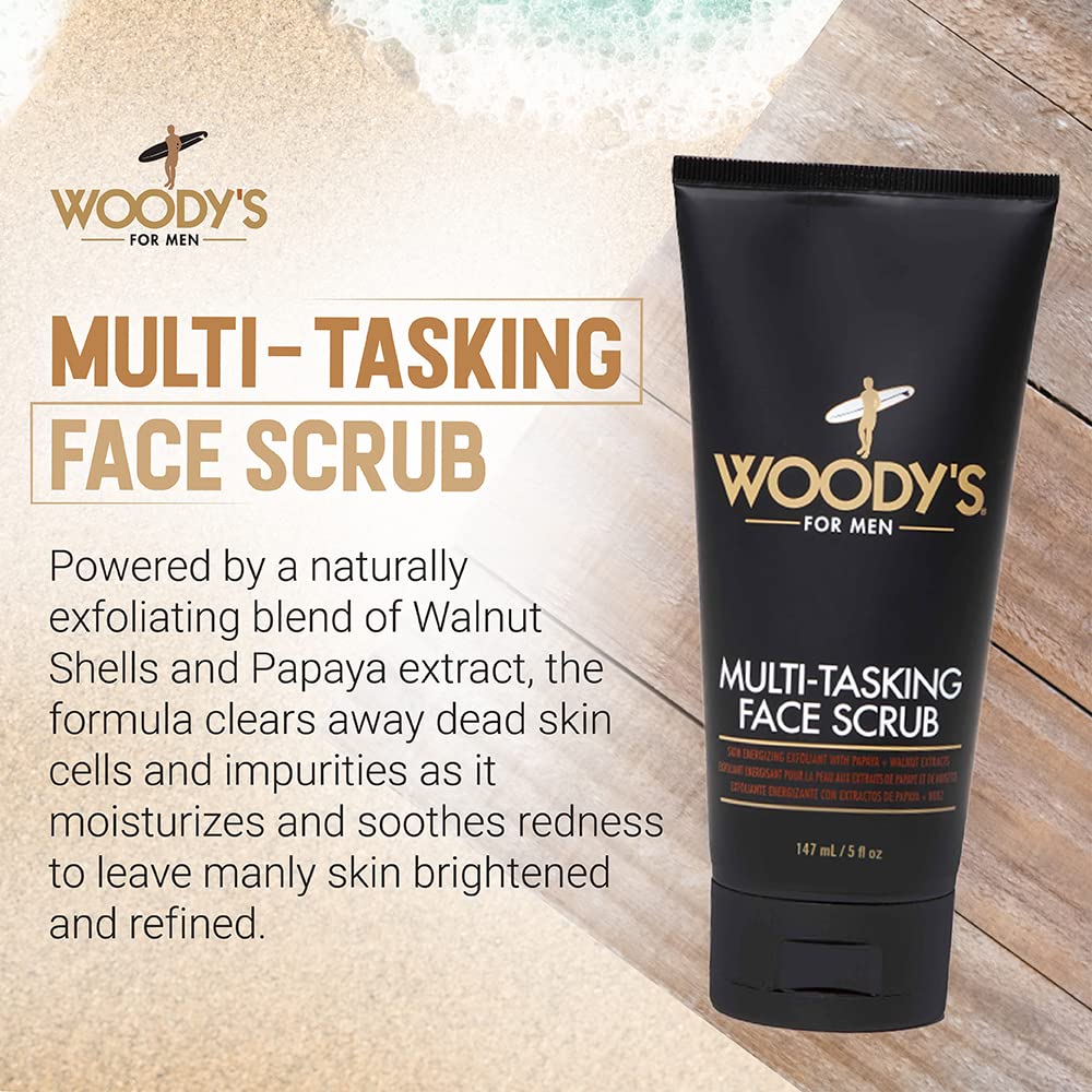 Exfoliante facial multitarea