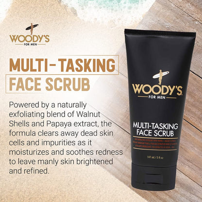 Exfoliante facial multitarea