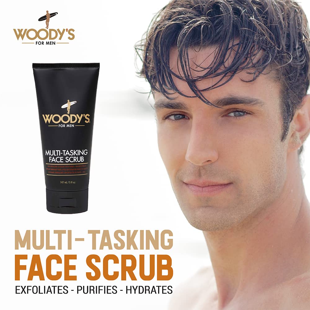 Exfoliante facial multitarea