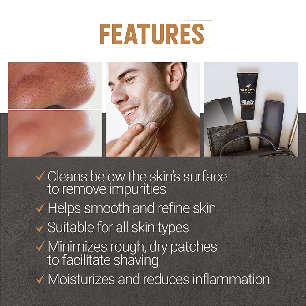 Exfoliante facial multitarea