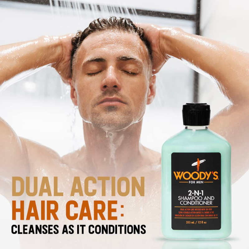 Shampoo y acondicionador 2 en 1