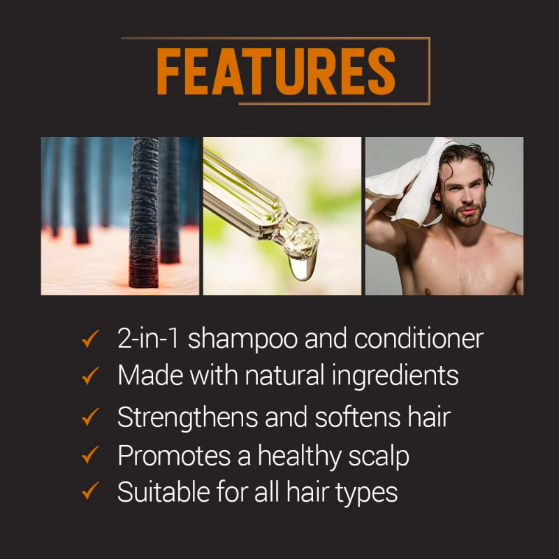 Shampoo y acondicionador 2 en 1