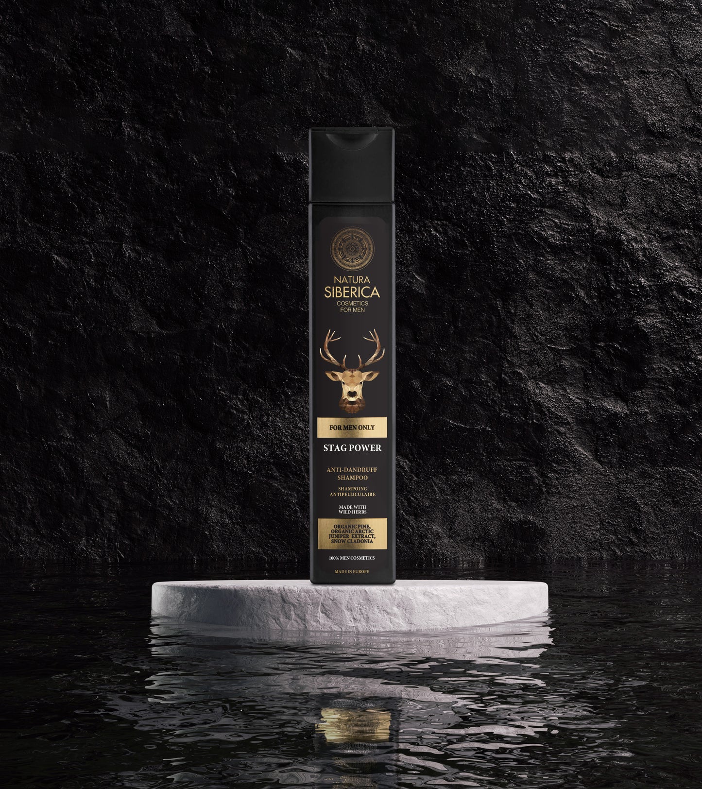 Shampoo anti caspa siberian stag power